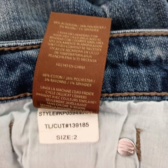 Kut from the Kloth Midrise Boyfriend Jeans Stretch Size 2 Blue Denim Womens - Picture 11 of 11